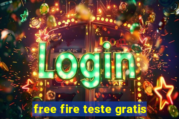 free fire teste gratis